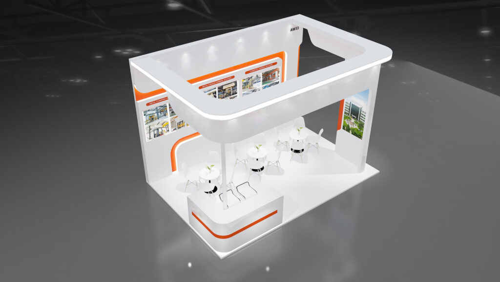 泰国机床和金属加工机械展METALEX展台搭建设计图1