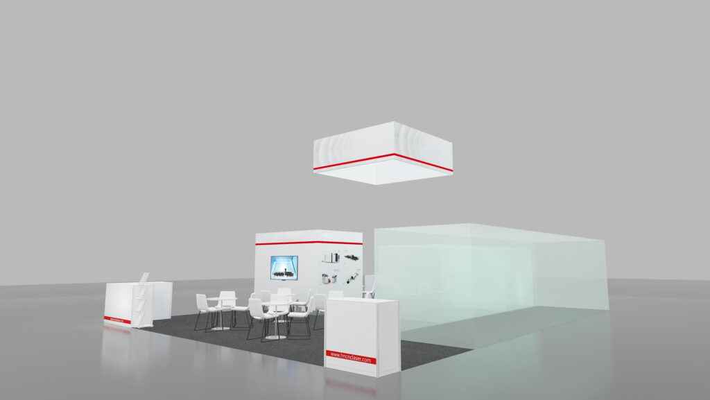 美国金属加工件及机械设备展览会FABTECH展台搭建设计图2