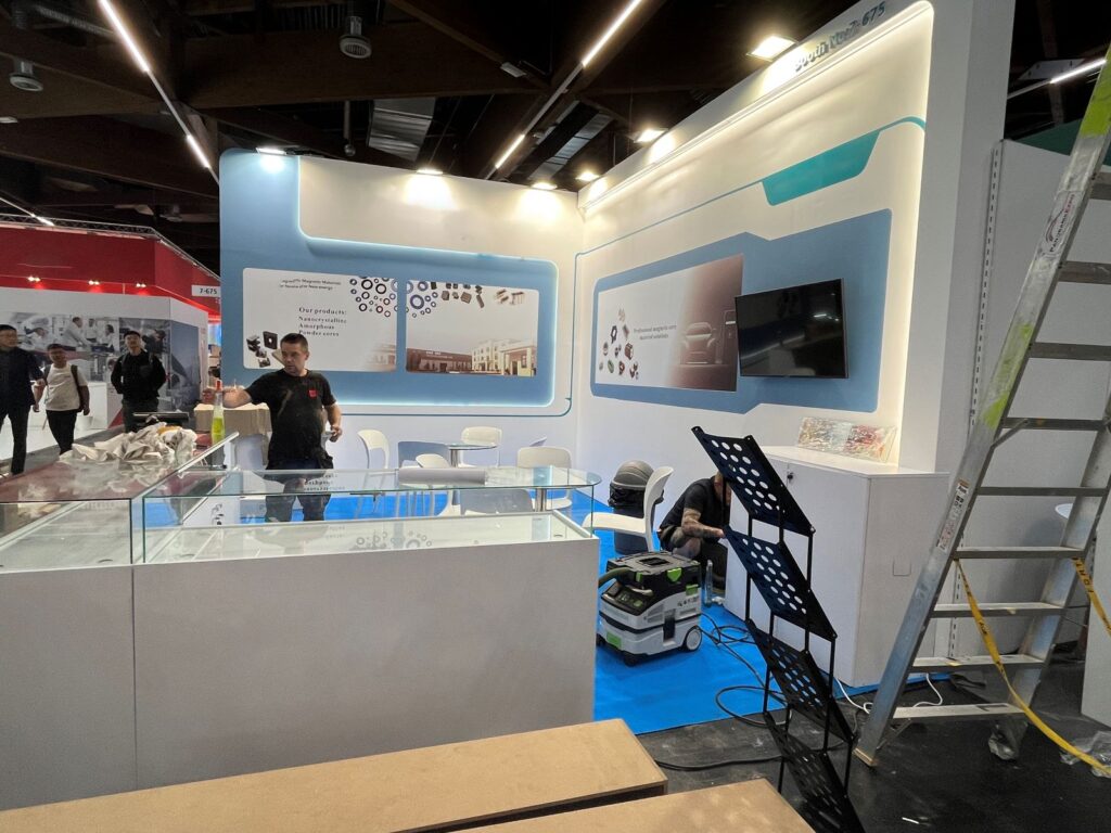纽伦堡电力电子系统及元器件展 PCIM Europe2024展台搭建现场2