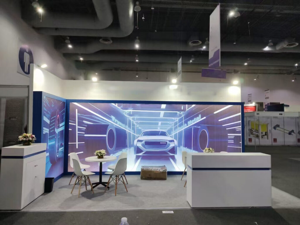 墨西哥金属加工焊接展FABTECH2023展台搭建现场